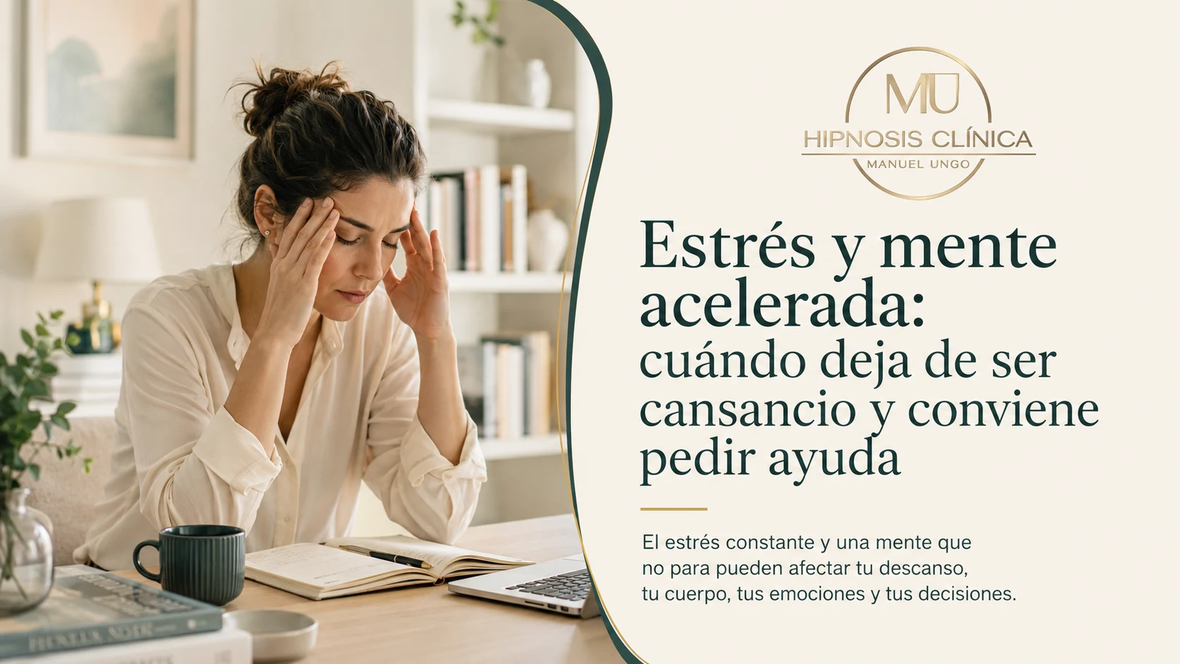 Estrés mente acelerada y equilibrio emocional en Clínica VIU