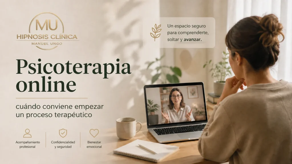 Psicoterapia online para iniciar un proceso terapéutico en español en Clínica VIU